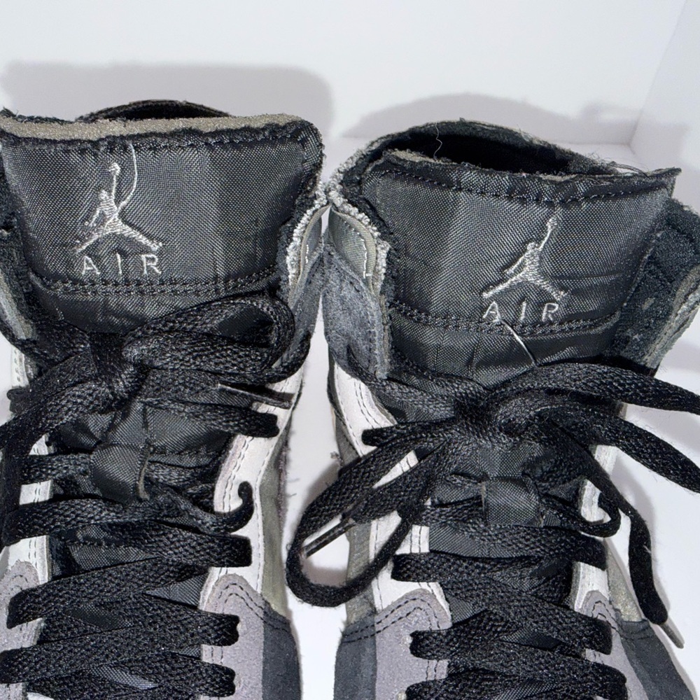 Nike Air Jordan 1 Mid Craft Inside Out Black Grey DM9652-001 Men’s 10.5 - Picture 3 of 8